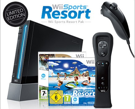 nintendo  wii  preto